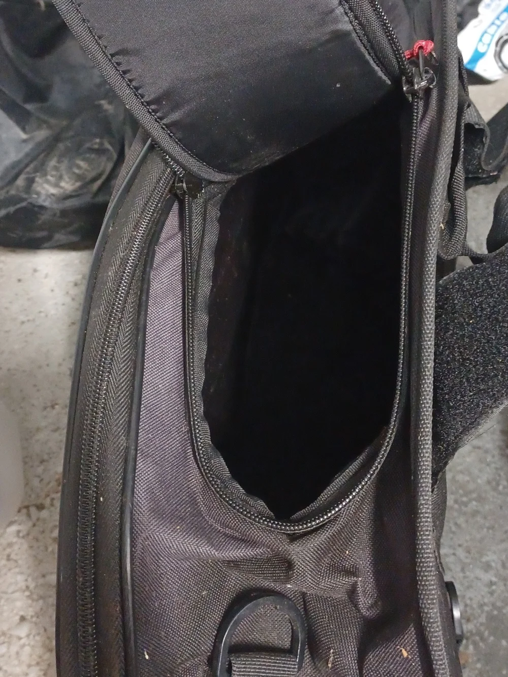Black Motorcycle Tail Bags
